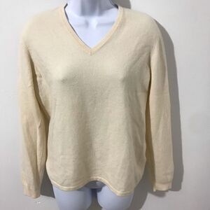 R.Derwin V-neck sweater hundred 100% cashmere